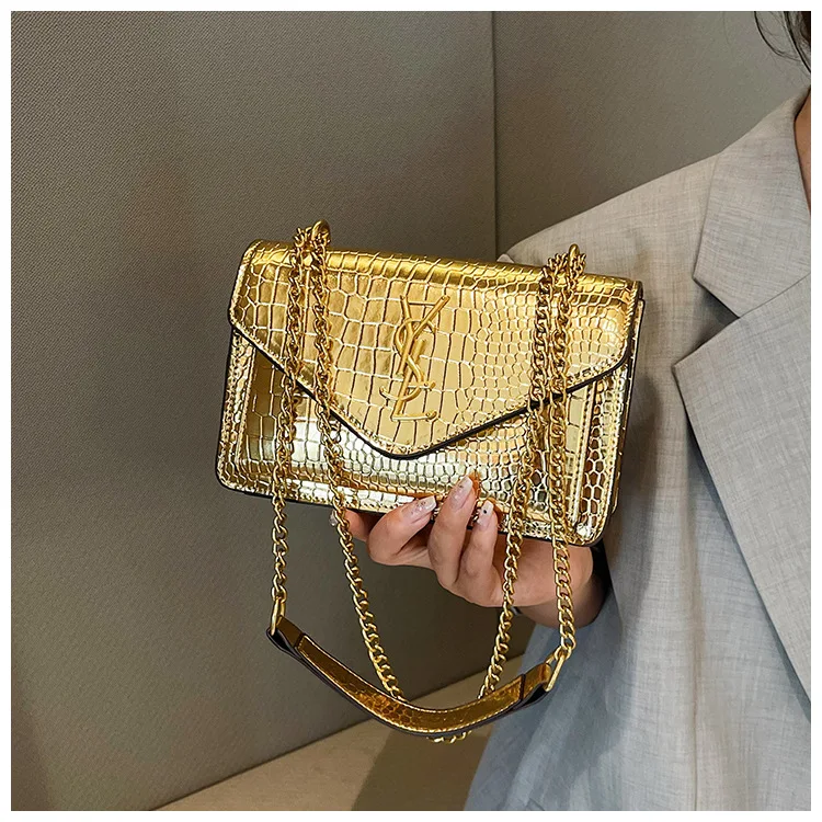 

Новинка 2023 года! Популярная французская нишевая сумка на цепочке для женщин — модная модная текстура, маленькая квадратная ретро-сумка, универсальная сумка через плечо