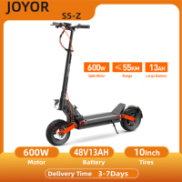 JOYOR S5-Z Electric Scooter 600W Motor City e-Scooter 48V 13Ah Adjustable heights folk Scooter Adult 10 * Inches Tires