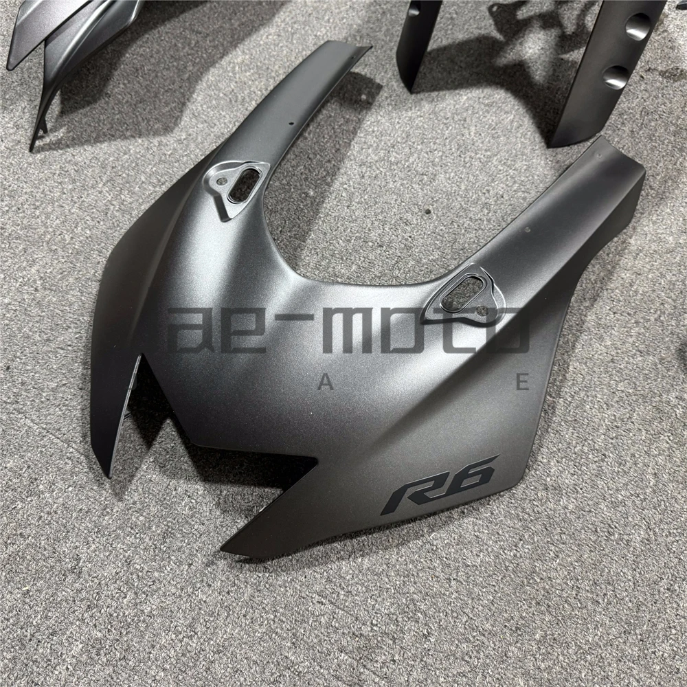 For YZF R6 2017 2018 2019-2021 2022 2023 2024 Motorcycle Bodywork Set High Quality Injection ABS Plastics Fairings Silver Grey