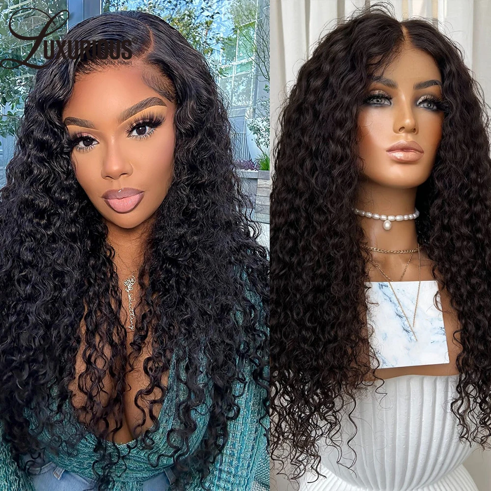 

Vietnam Kinky Curly Human Hair Wigs For Black Women Bouncy Curly 360 Full Lace Wig Glueless Wear And Go 13x4 Lace Front Wig 250%