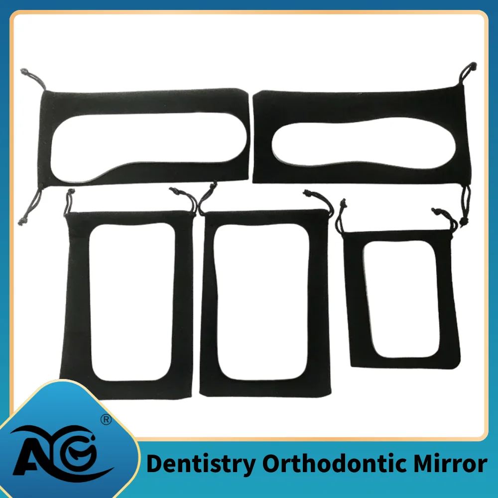 AG 5PCS/SET Dentistry Orthodontic Mirror Photography Double-Sided Mirrors Dental Tools Glass Material Intra Oral Reflector