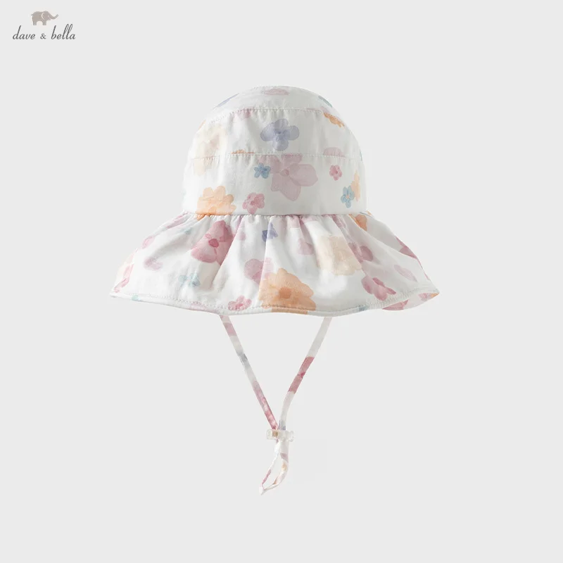 Dave Bella Cappello per bambini Estate Nuova moda Cappello con stampa Dolce carino traspirante Ragazze Cappello da pescatore per bambini Outdoor DB2251913