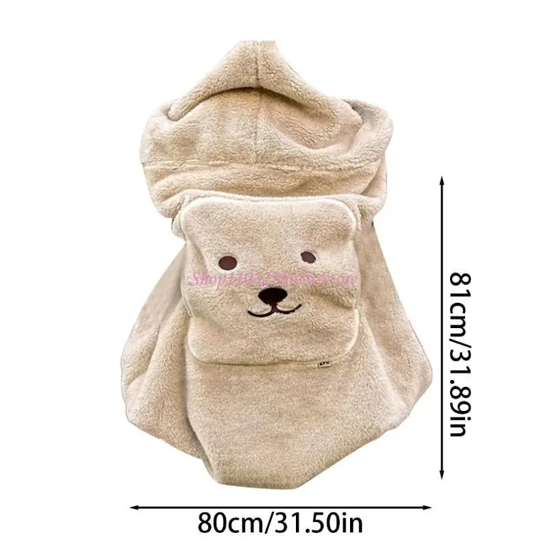 R6FD schützender Kinderwagen-Winddichter Poncho, bequemer, sicherer Babytrage-Wickel – Detail 6