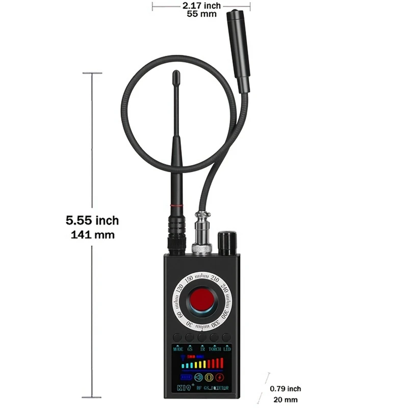 K19 + защита от подслушивания RF беспроводной GSM сигнал прослушивание GPS трекер детектор камеры детектор ошибок