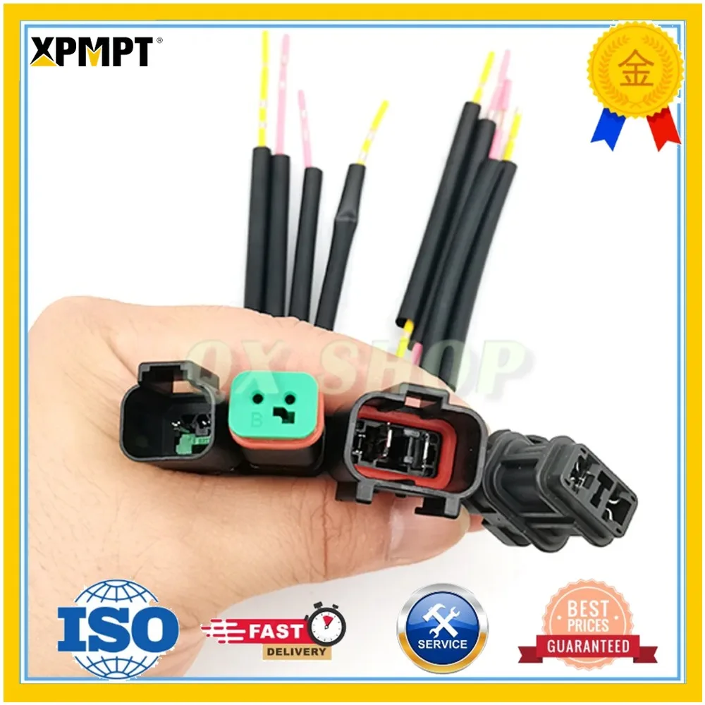 For Komatsu excavator PC120/200/240/270/300/350-6-7-8 solenoid valve、Pressure/speed/Temperature sensor connector harness plug