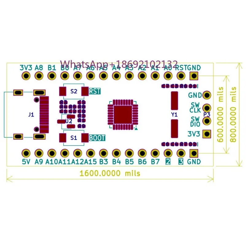 STM32L432KBU6 Core Board Development Board STM32L412K8U6 Minimum System ARM
