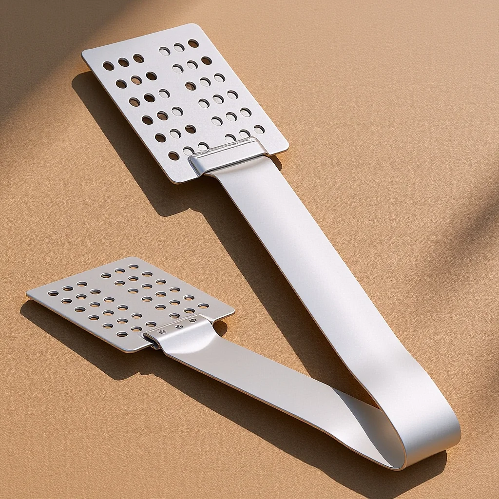 

18 10 Stainless Steel Tea Bag Squeezer Tong Long Handle for Tea Brewing Food Clamping Kitchen Tool Tong