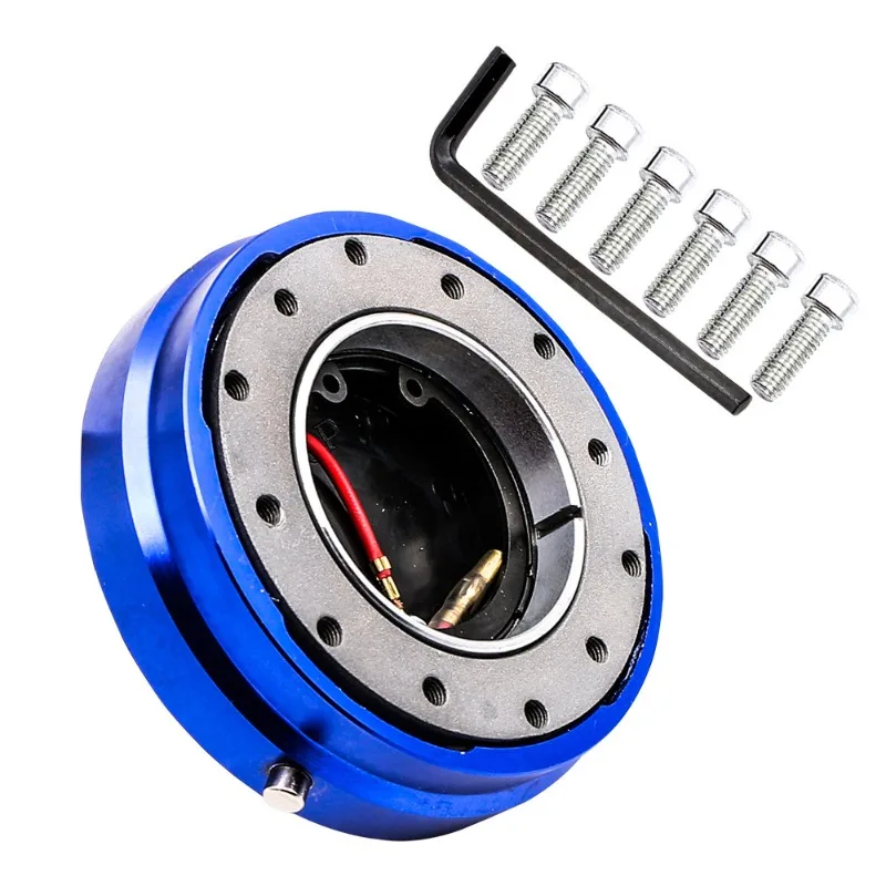 For Thin‑Profile Steering Wheel Quick Release with Button‑Actuated Mechanism Racing Car Modification Accessory
