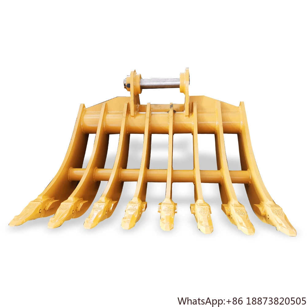 high performance Excavator Ripper Rake Land Clearing Rake Original Bulldozer Ripper Digging Ripper