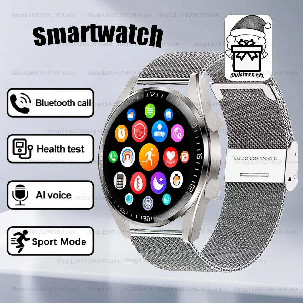 

Commerce Smartwatch Men Global Version 1.52 HD Bluetooth Call Health Tracking Custom Photo Christmas Gift Watches Women Business
