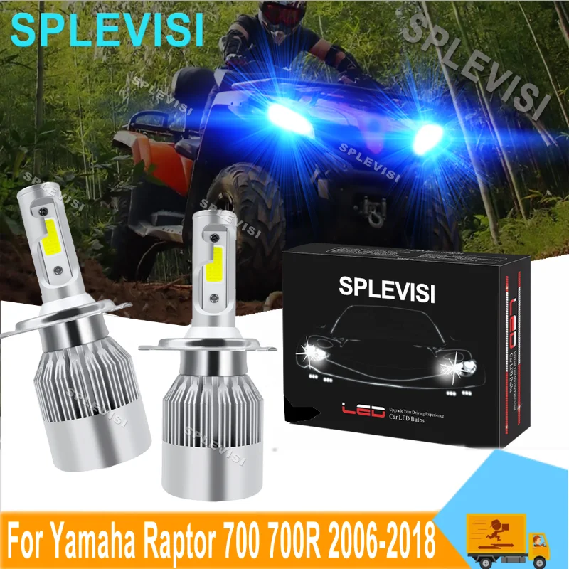 

Hi Low Beam For Yamaha Raptor 700 700R 2006 2007 2008 2009 2010 2011 2012 2013 2014 2015 2016 2017 2018 Ice Blue Led Headlight