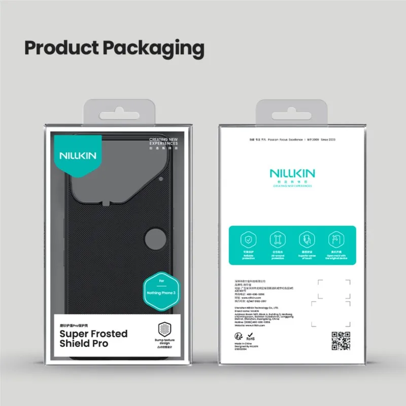 ل لا شيء الهاتف 3 حالة NILLKIN جراب ل لا شيء الهاتف 3 جودة عالية سوبر متجمد درع حالة ماتي غطاء الكمبيوتر #6
