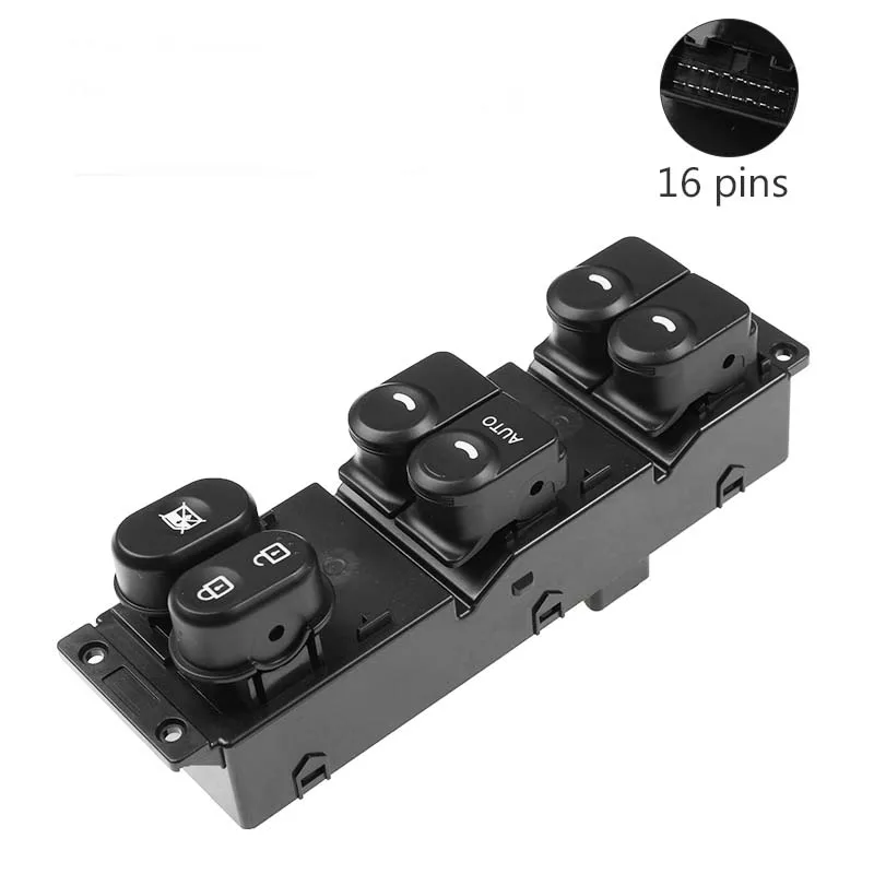 New 16 Pins Front Left Power Window Switch For Hyundai Accent 2015-2017 93570-1R211 935701R211 Switch Button