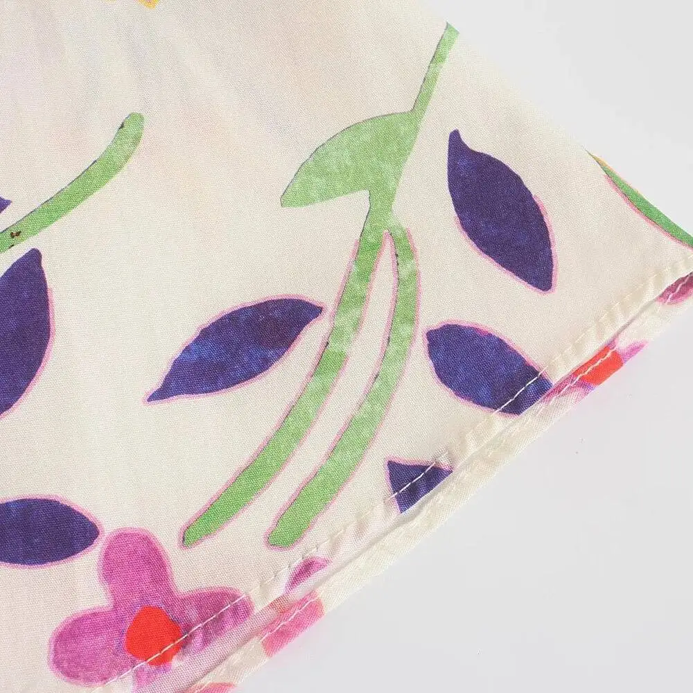 فستان نسائي جديد لربيع وصيف 2025 متعدد الاستخدامات غير رسمي على الطراز الأوروبي والأمريكي مطبوع ميدي #6