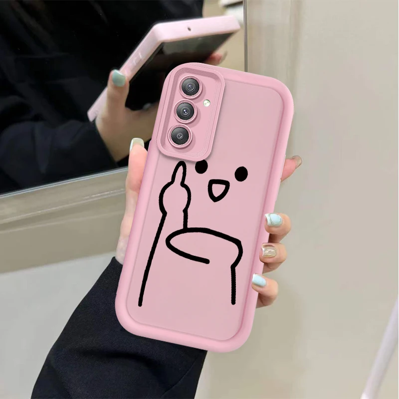 متعة Stickman قضية الهاتف لسامسونج غالاكسي A54 A05 A05S A34 A24 A14 A53 A33 A23 A13 A52 A52S A32 A22 A12 A71 A51 A31 A50 A20 A30