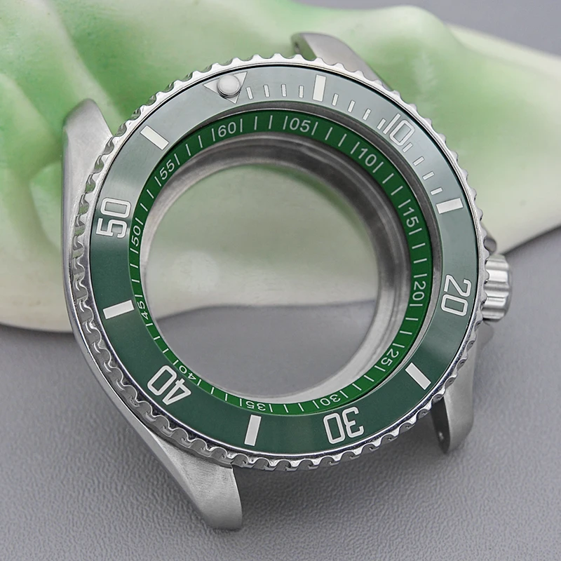 42 mm SKX007 Watch Case Compatible with NH35 NH36 4R36 7S26 Movement 28.5 mm Dial Sapphire Glass Luminous Bezel Case Spare Parts