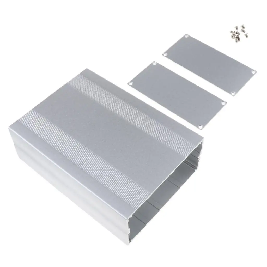 Aluminium Electronic Project Box 200x145x68mm Junction Box Split Body Enclosure for PCB DIY Electronics Assembly Projects