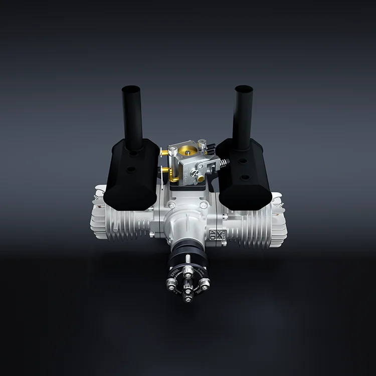 EPHIL XG-40cc-T Glow Plug Gas Engine, Innovative Twin Cylinder for RC Aircraft