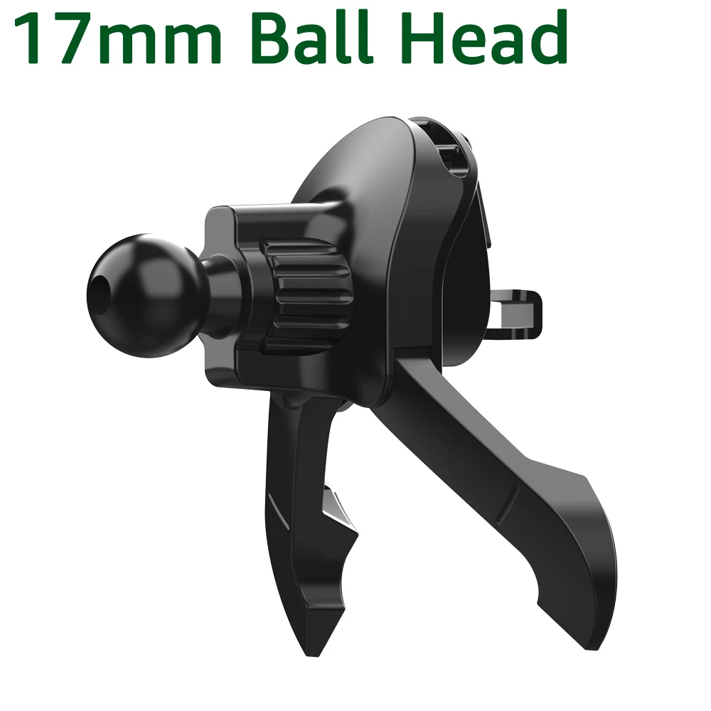 17mm Kugelkopf Universal Auto Air Vent Clip Handy Halter Basis Zubehör Auto Air Outlet Haken für Navigation GPS halterungen – Detail 1