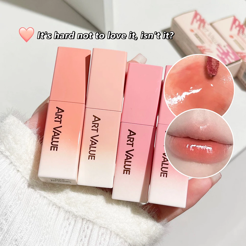 

Mirror Lip Glaze Moisturizing Lip Gloss Non-Stick Cup Long-Lasting Makeup Water Glossy Liquid Lipstick Lip Tint Plumper Cosmetic