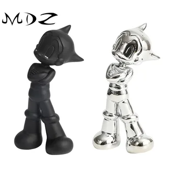 애니메이션 아스트로 보이, 30cm 마이티 아톰 대형 피규어, 테츠완 송진 이동식 액션 피규어, 장식 수집품 컬렉션 장난감 선물