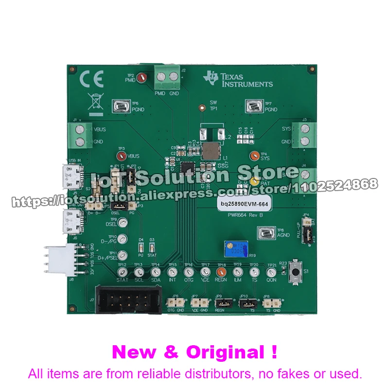 BQ25890EVM-664 BQ25890 Complete Charger Evaluation Module