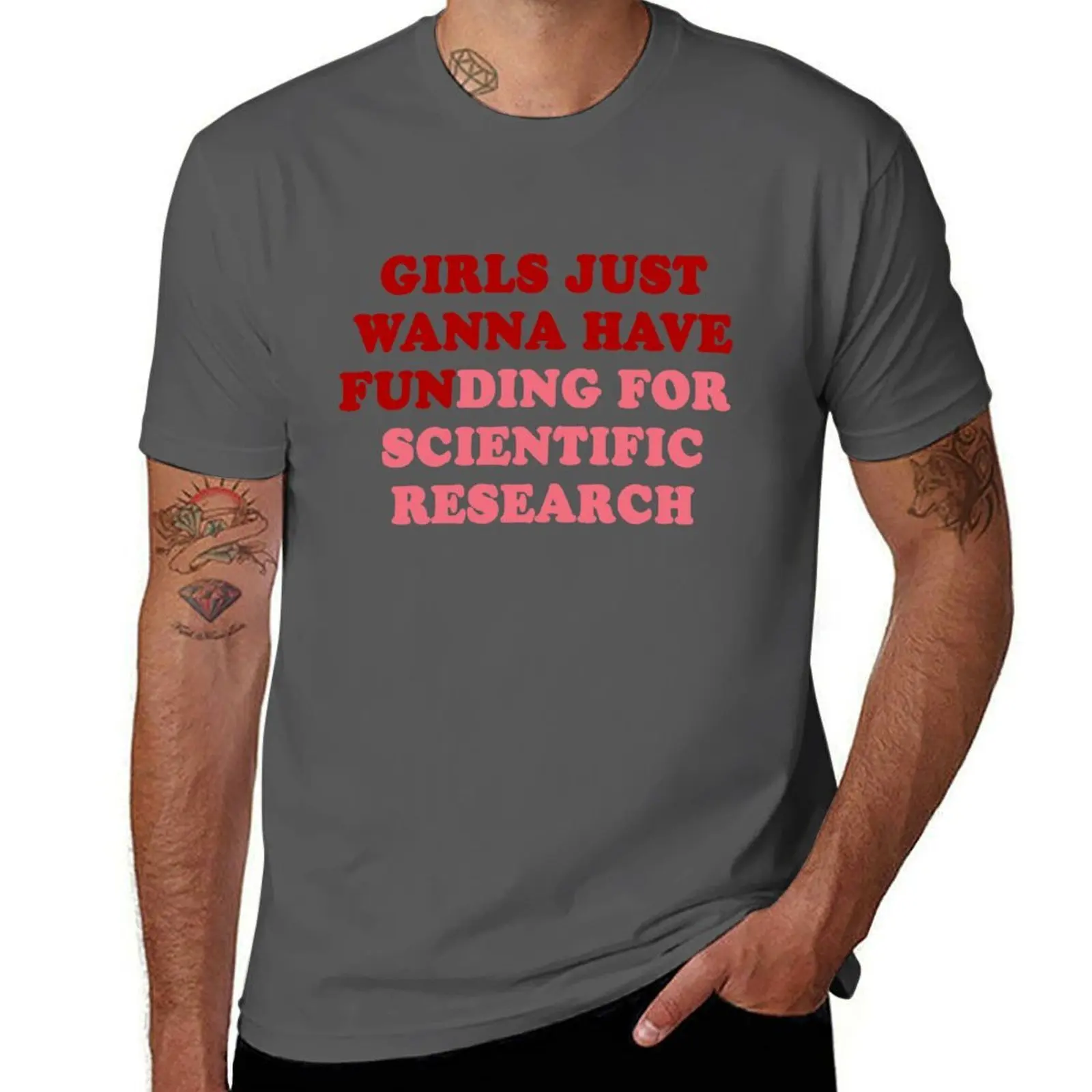 

Girls Just Wanna Have Funding For Scientific Research T-Shirt Quick Dry Fishing T-Shirt