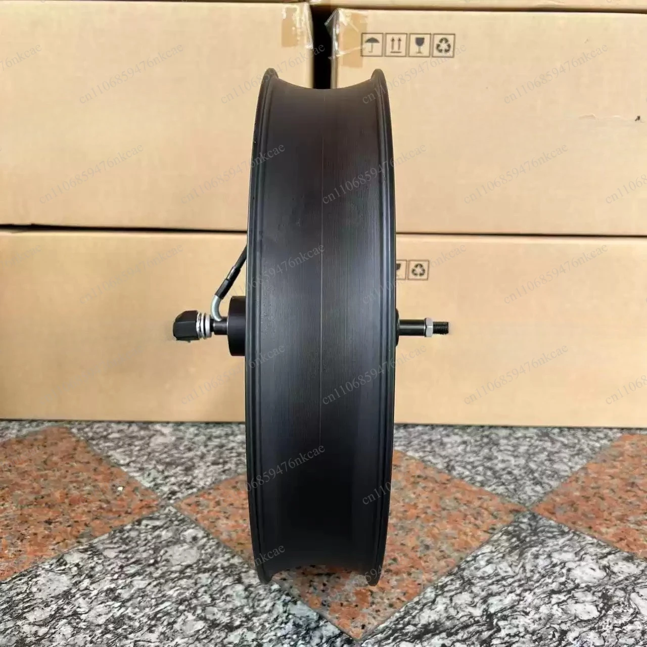 48V 750W 20 Inch Hub Motor Hall Sensor Integrated Wheel for Electric Snow Bike