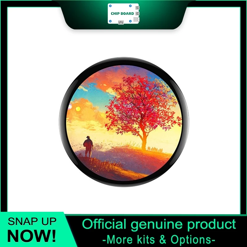 

Waveshare ESP32-S3 1.75-inch AMOLED Touch Development Board, LX7 Dual-Core MCU with 466×466 QSPI Screen