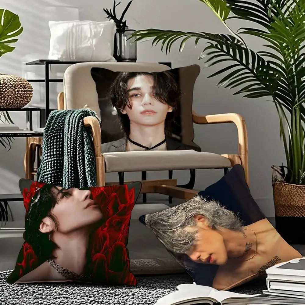 

Anime J-JeFf S-SaTUr Pillow Case Comfort Sofa Bed Silky Elegant Invisible Zipper Custom Decorative Cushion Cover