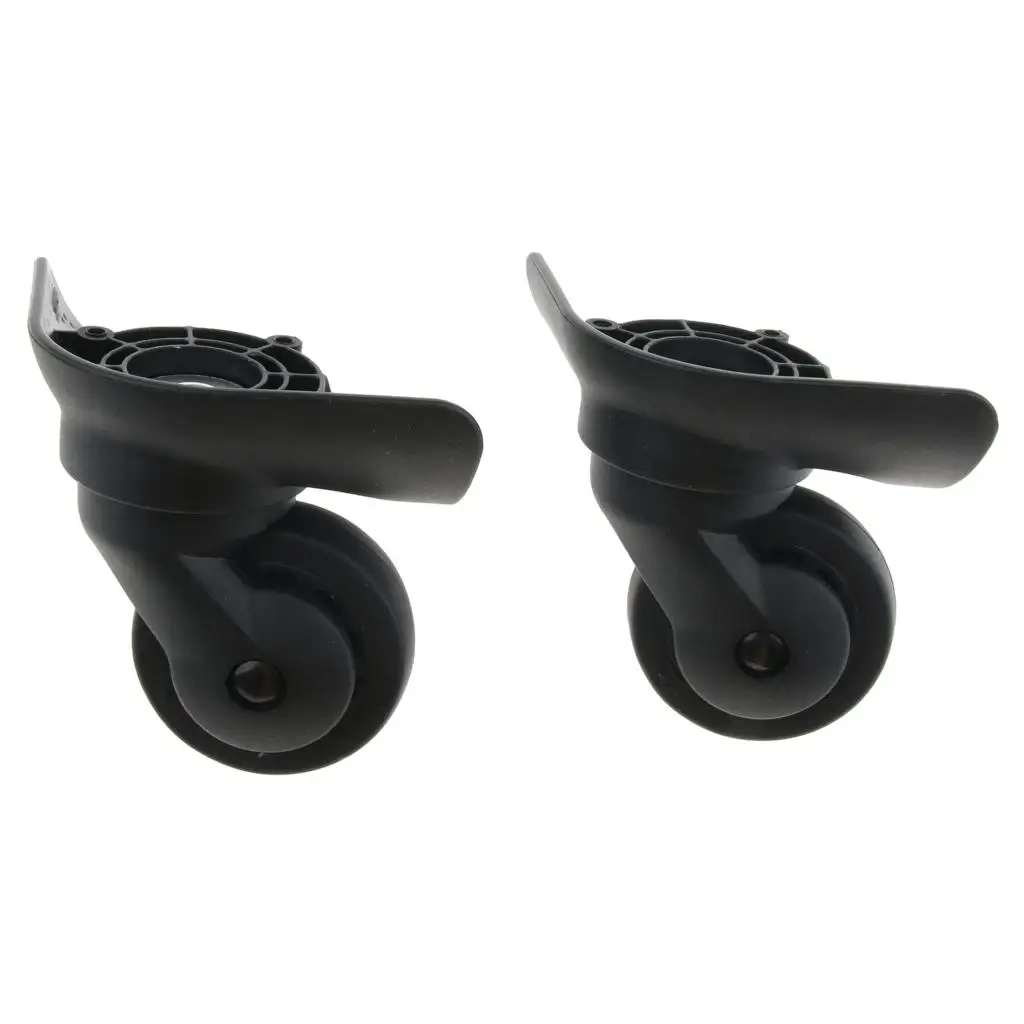 Pair of Mute Spare Luggage Suitcase Wheels 360 Degree Swivel A53
