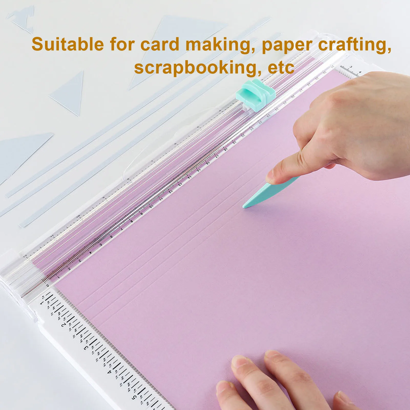Scoring Board Easy To Operate Sturdy Lightweight Score and Fold Tool cm Inch Measurement for Crafting Envelope Making
