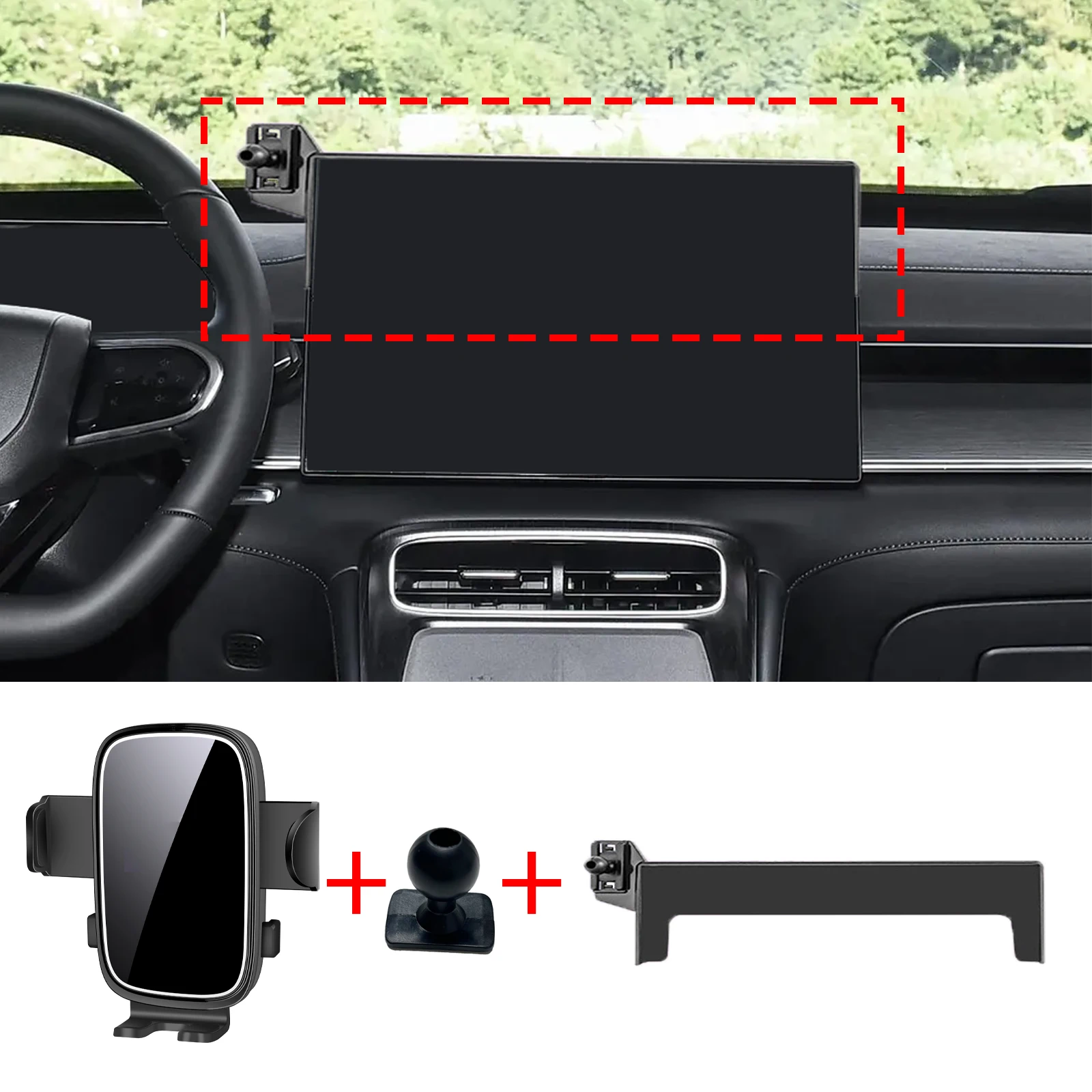 for Chery Tiggo 8 Pro EBRO S800 2025 2026 Specific Dashboard Navigation Phone Holder Mount Design Car​​ accessoires