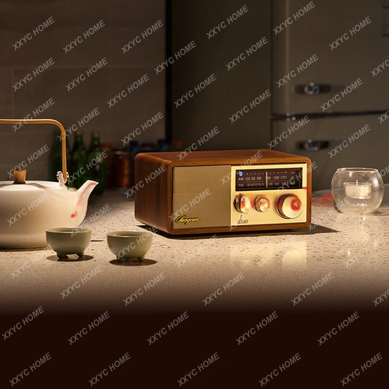 SANGEAN Bruce WR-11BT bluetooth speaker retro old-fashioned nostalgic audio radio, FM88-108 MHZ, AM530-1700KHZ