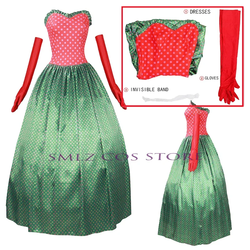 

Luxurious Christmas Cosplay Costume Women Strange Strawberry Dress Christmas Party Stage Funny Outfit Clothing