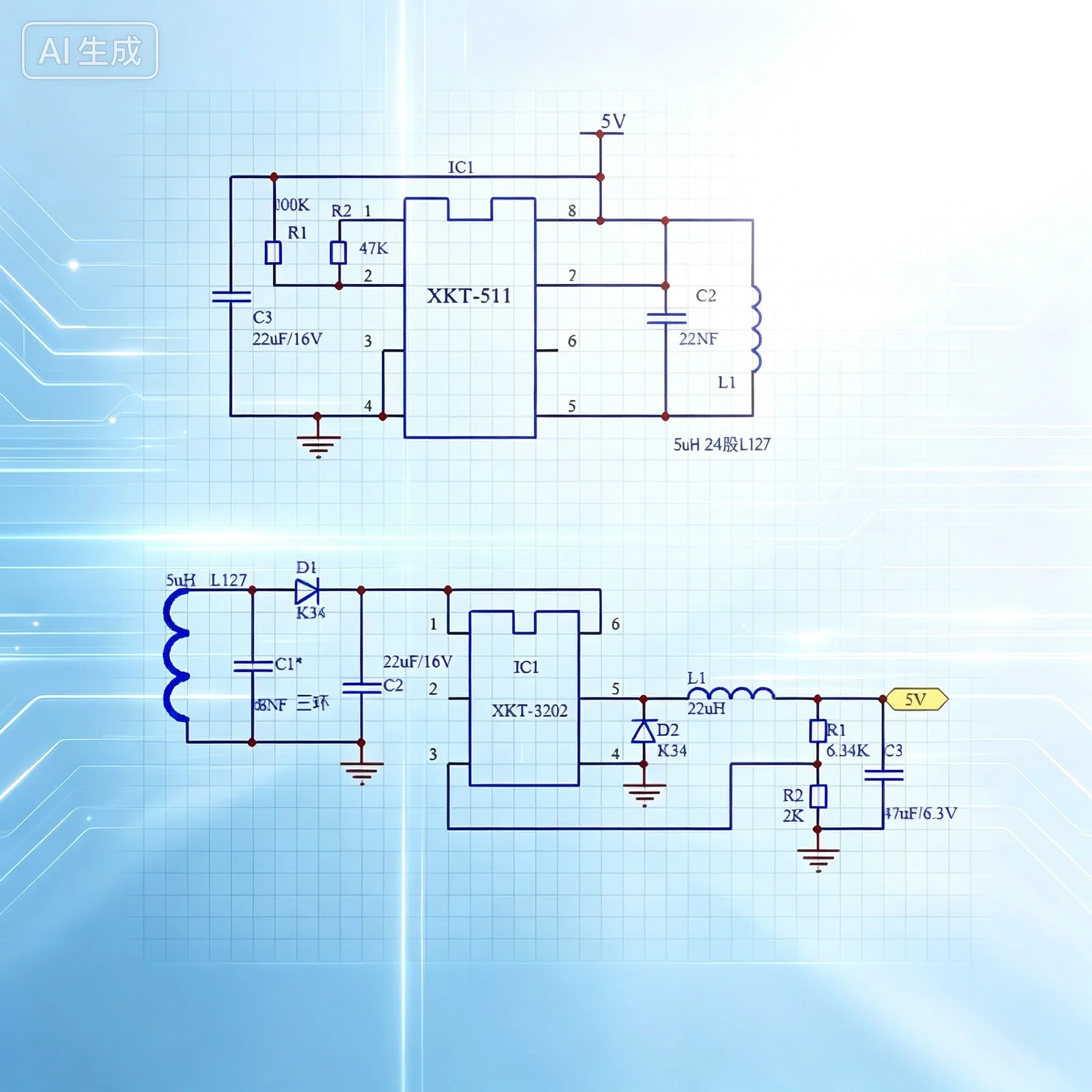 Professional Power Supply Module for 300mA Long Distance Universal High Efficiency Wireless Charging XKT511-26