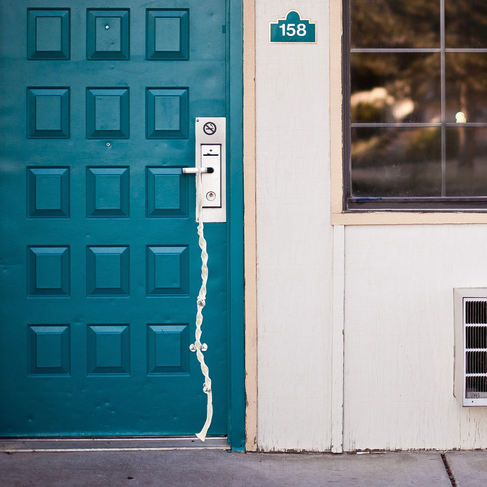 

Pet Doorbell Woven Design Loud Clear Sound For Dog Training Hanging Use Home Decorative Bell Wear-Resistant Portable