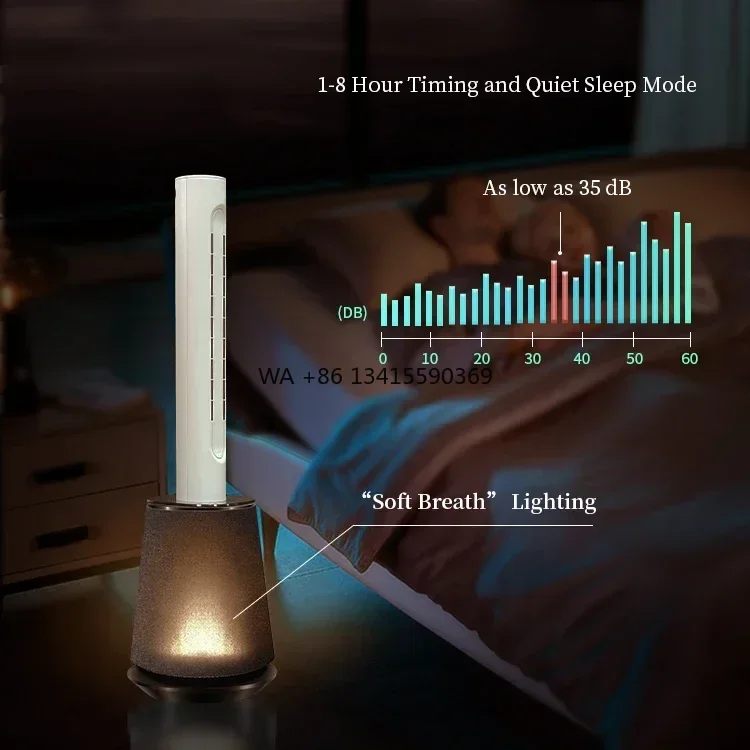

2024 New Trend Room Heater Electric Fan Temperature Control Electric Heater Hot Air Warmer Fans Bladeless Heater Fan