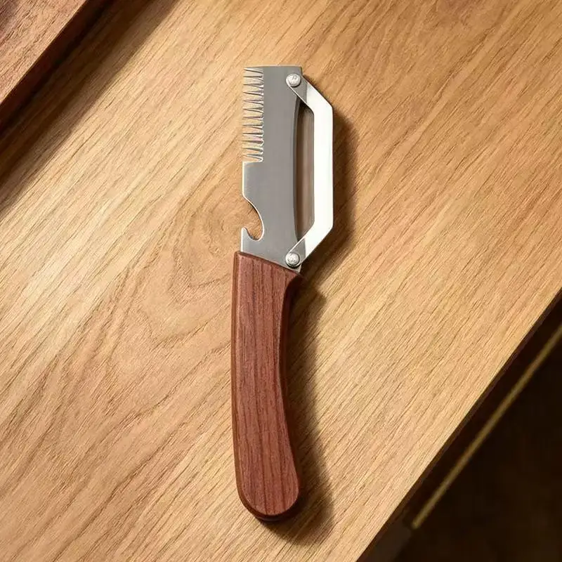 Multifunctional Double-sided Fruit And Vegetable Peeler Kitchen Food Preparation Expert Comb Shaped Scallion Slice Knife