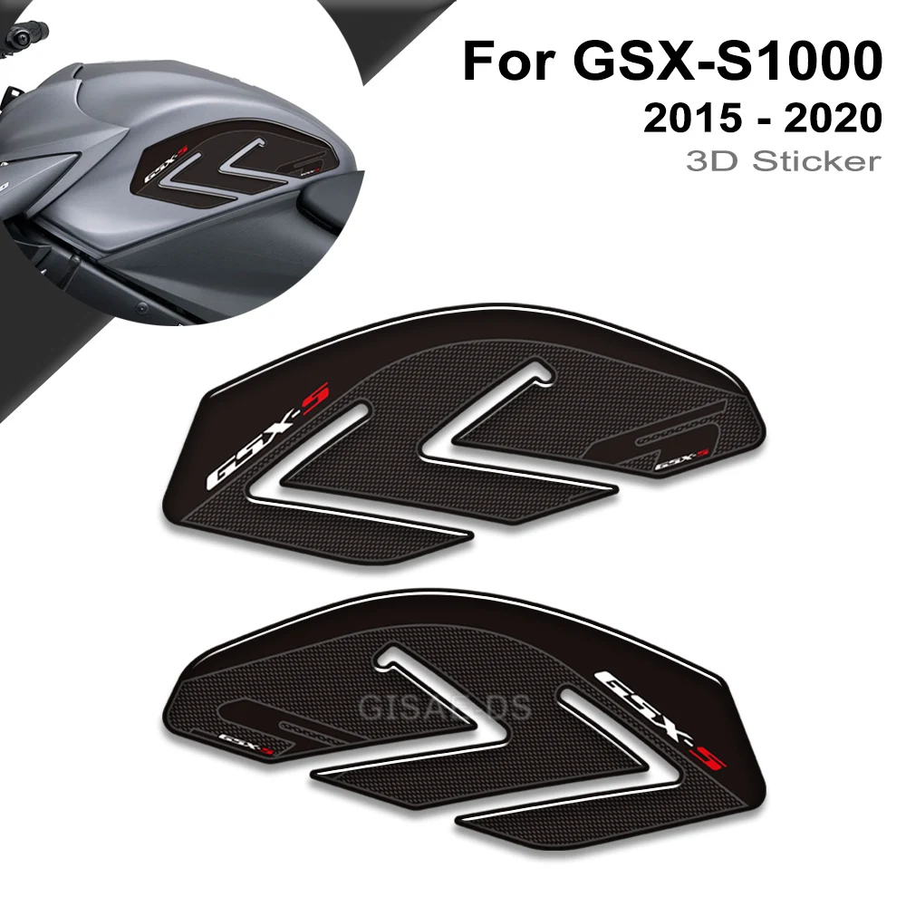 

For Suzuki GSX-S1000 GSX-S1000F GSXS1000 GSX S1000 S 1000 F GSX-S 2015 - 2020 Motorcycle 3D Fuel Tank Pad Protection Stickers ﻿