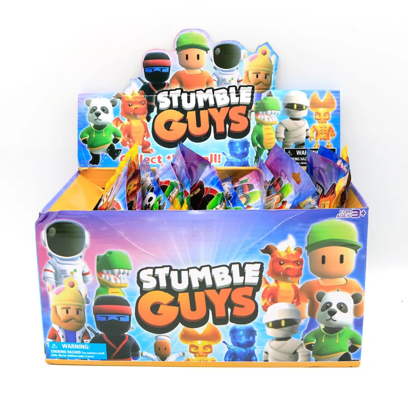 Stumble Guys Action Figure Brinquedos de Cartas, Kawaii Anime Game Character, Modelos de Cartões, Coleção 3 \