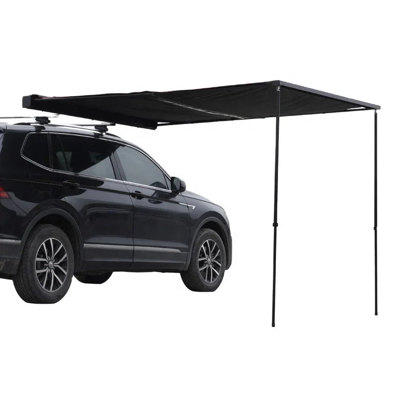 Tenda da tetto per tenda da sole laterale per auto a LED impermeabile fuoristrada 4 x4 per tenda da sole da campeggio tenda da sole laterale per auto per SUV campeggio all'aperto