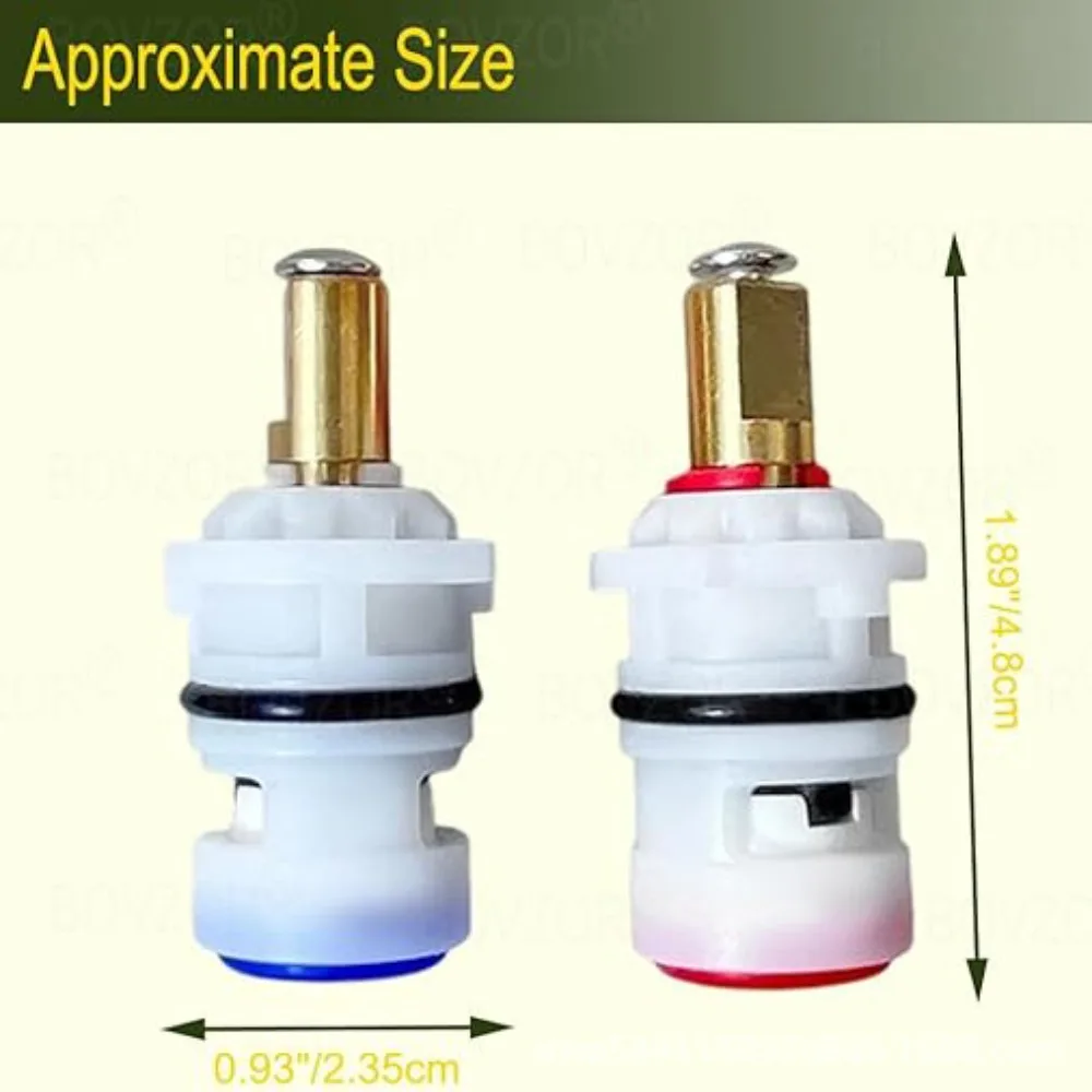 Durable ABS Faucet Cartridge White Replacement Hot Cold Water Cartridge Tested Quality Faucet Accessories Bathroom Faucet - view 6
