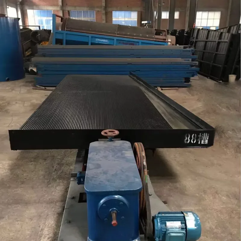 6-S Shaking Table Gravity Concentration Equipment 1.5 Tons Per Hour Motor Energy Saving for Gold Silver Rare  Quarry