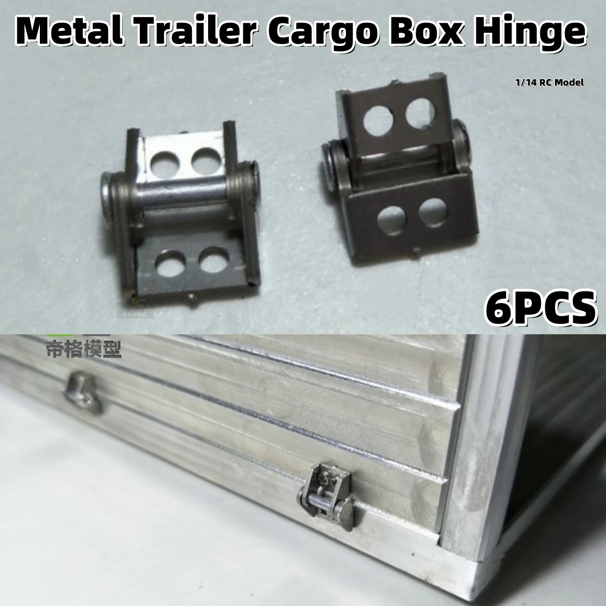 

6 шт. металлические петли для грузовой коробки с прицепом для 1/14 Tamiya RC SCANIA 770S VOLVO BENZ MAN 56352, трактор, автомобиль, игрушечные аксессуары