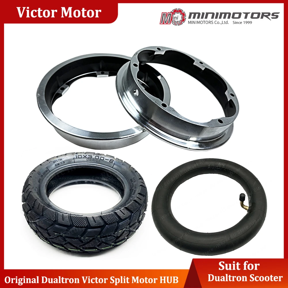 Original Dualtron Victor Luxury Plus 10*3inch Pneumatic Tire Suit for Dualtron New Victor Luxury Split Wheel HUB Victor Limited