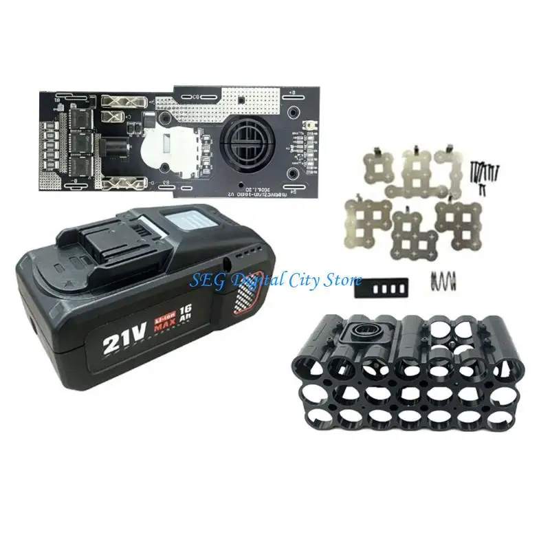 U75B Highly Power ABS Battery Box Holds 20x21700 Cells With Protections Circuit 160A Output For Electric Tools