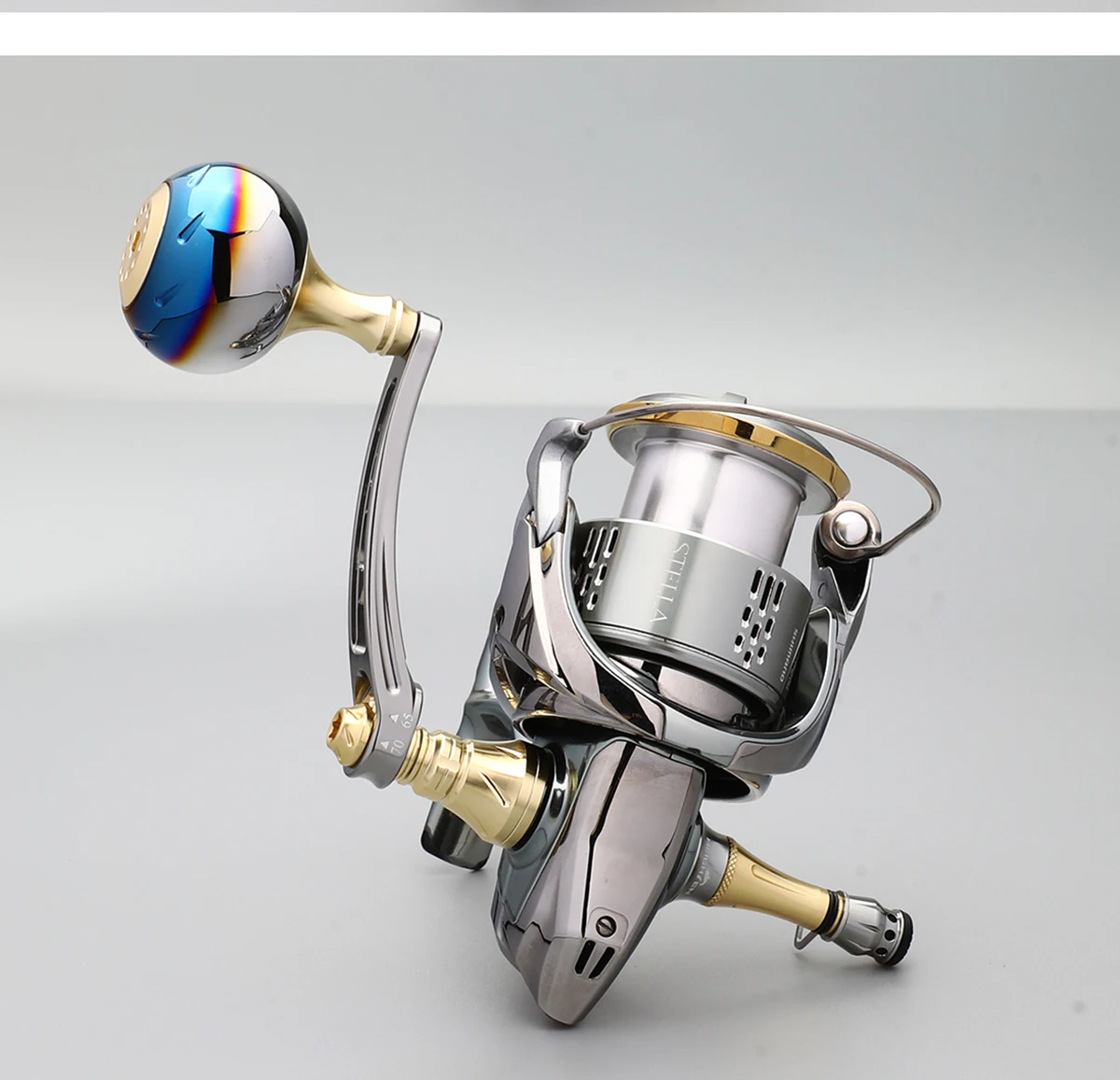 HEIGHTEN Power Handle Knob 30/38/45mm 32g für Shimano Stradic SW Twinpower SW Ultegra 5000-8000 Rollen – Detail 13