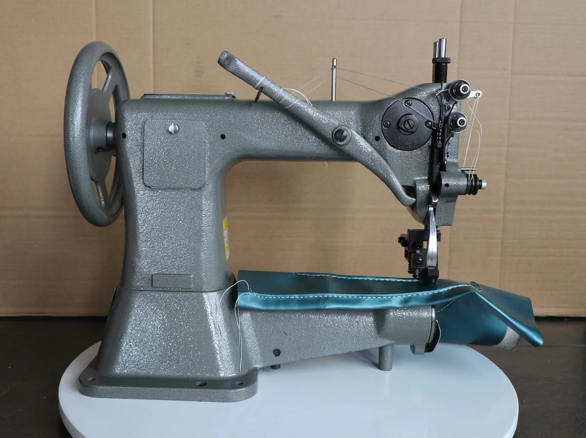 Double Needle Packet Stem Sewing Machine MC-5-2