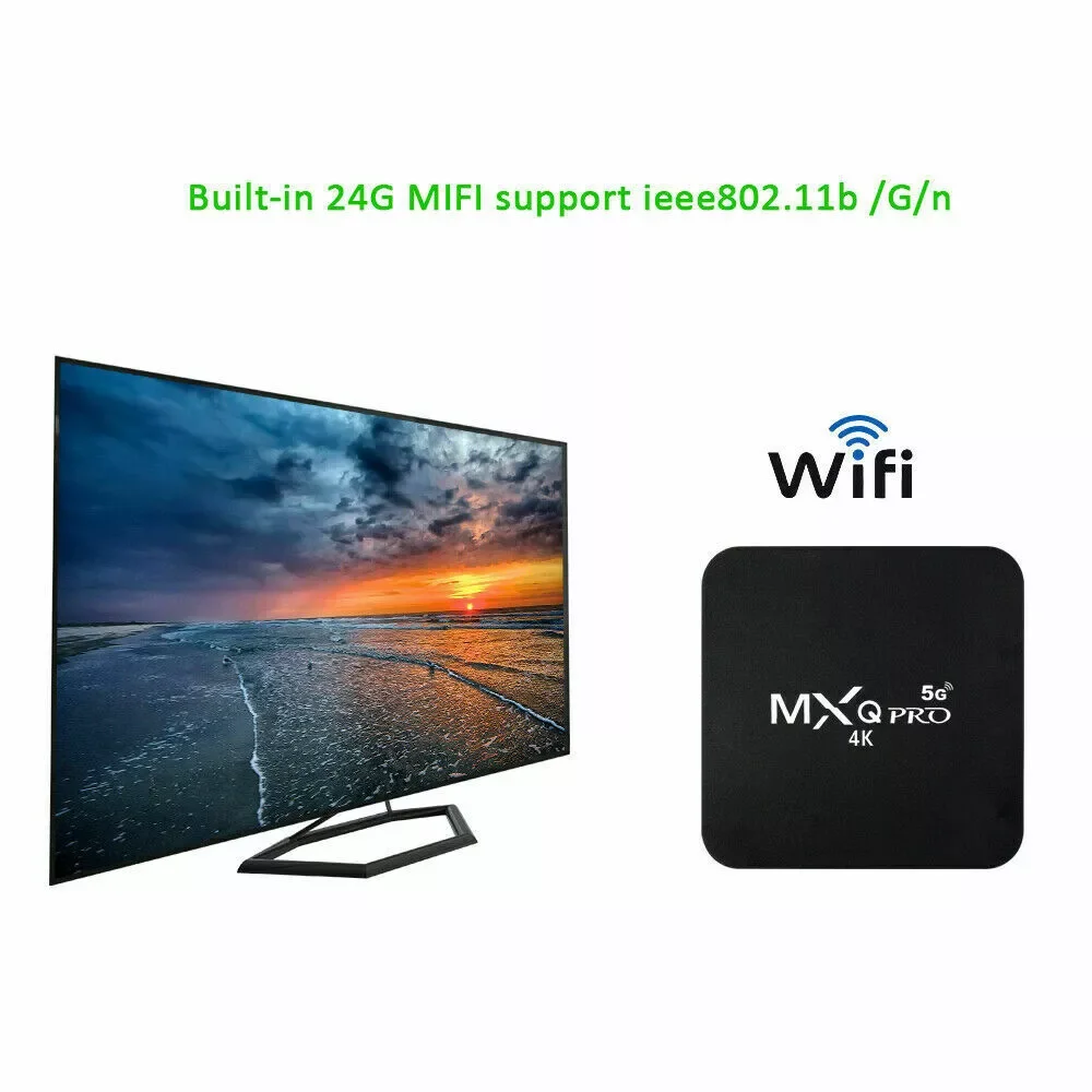 Wersja globalna 2024 Android10 Smart TV Box kino domowe dekoder telewizyjny 4K HDR10 2.4G WIFI przesyłanie strumieniowe odtwarzacz multimedialny